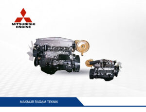 Engine 6D24T 195KW / 1800RPM MITSUBISHI Kondisi Baru 100%