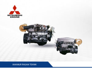 Engine 6D24TC 198KW / 1500RPM MITSUBISHI Kondisi Baru 100%