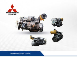 Engine 6D16T 134kw 1800rpm Diesel MITSUBISHI Kondisi baru 100%