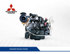Engine S6K-T 88KW / 1500RPM MITSUBISHI Kondisi Baru 100%